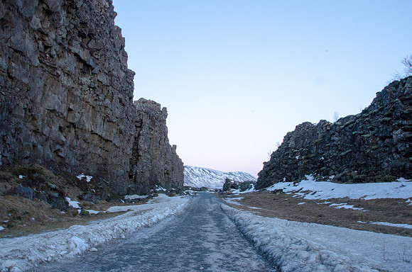 Between The Northamerican And Eurasian Tectonic Plates, Pingvellir National Park