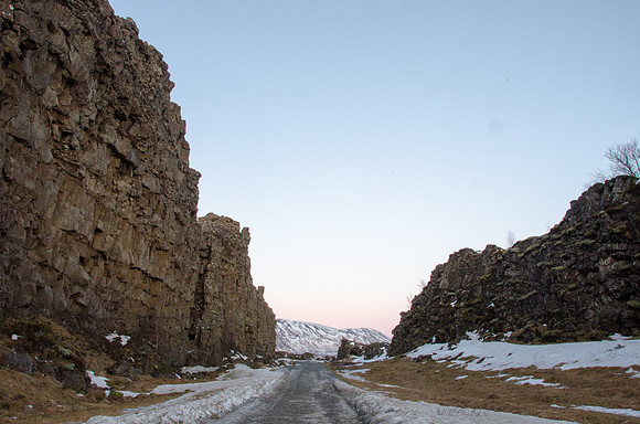 Between The Northamerican And Eurasian Tectonic Plates, Pingvellir National Park