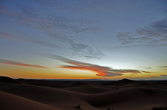 Sunset, Sahara Desert