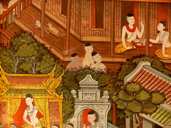 Mural Detail, Wat Pho