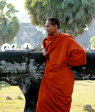 Monk, Angkor Wat