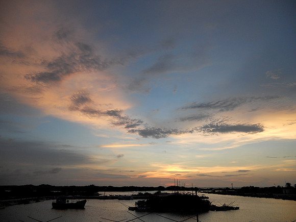 Laguna De Chuburná Puerto At Sunset